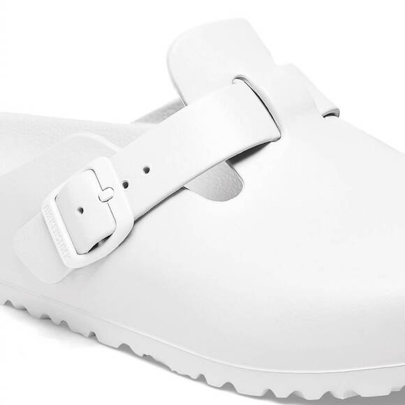 NEW BIRKENSTOCK women's boston eva mules in white - Picture 6 of 6